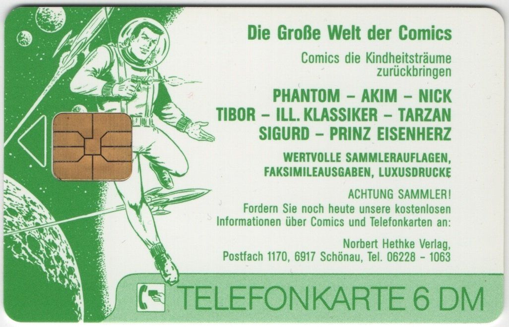 Telefon- & Taxkarten: NICK - volle deutsche Hethke Comic Telefonkarte – Neu (gemäss Beschreibung) aus Eglisau von Chperfins 1