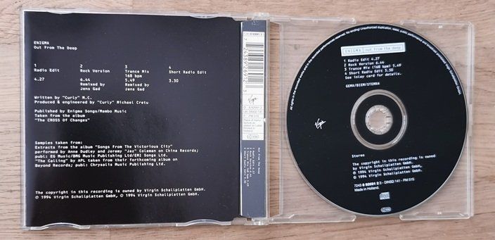 CD: Enigma – Out From The Deep  (Maxi-CD) – Usato da Wilen b. Wollerau venduto da morethanmusic 1