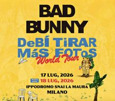 2 Bad Bunny Tickets – Milan 18 July 