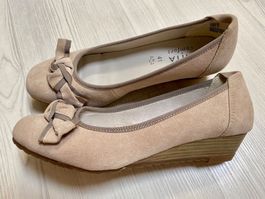 Keilabsatz Lederpumps von Bonita Gr.41 H NEU