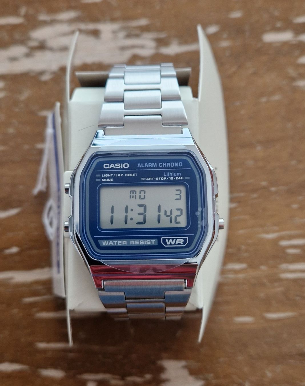 Casio Orologi: Casio A158WEA-2EF – Nuovo e nell'imballaggio originale da Domdidier venduto da Fender010