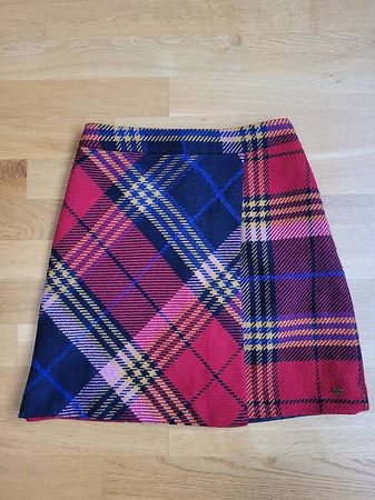 Jupe rouge Tommy Hilfiger, taille M, Tartan Royal Stewart