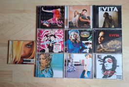 Madonna 10 x CD Sammlung: Hard Candy, Evita, Best Thing