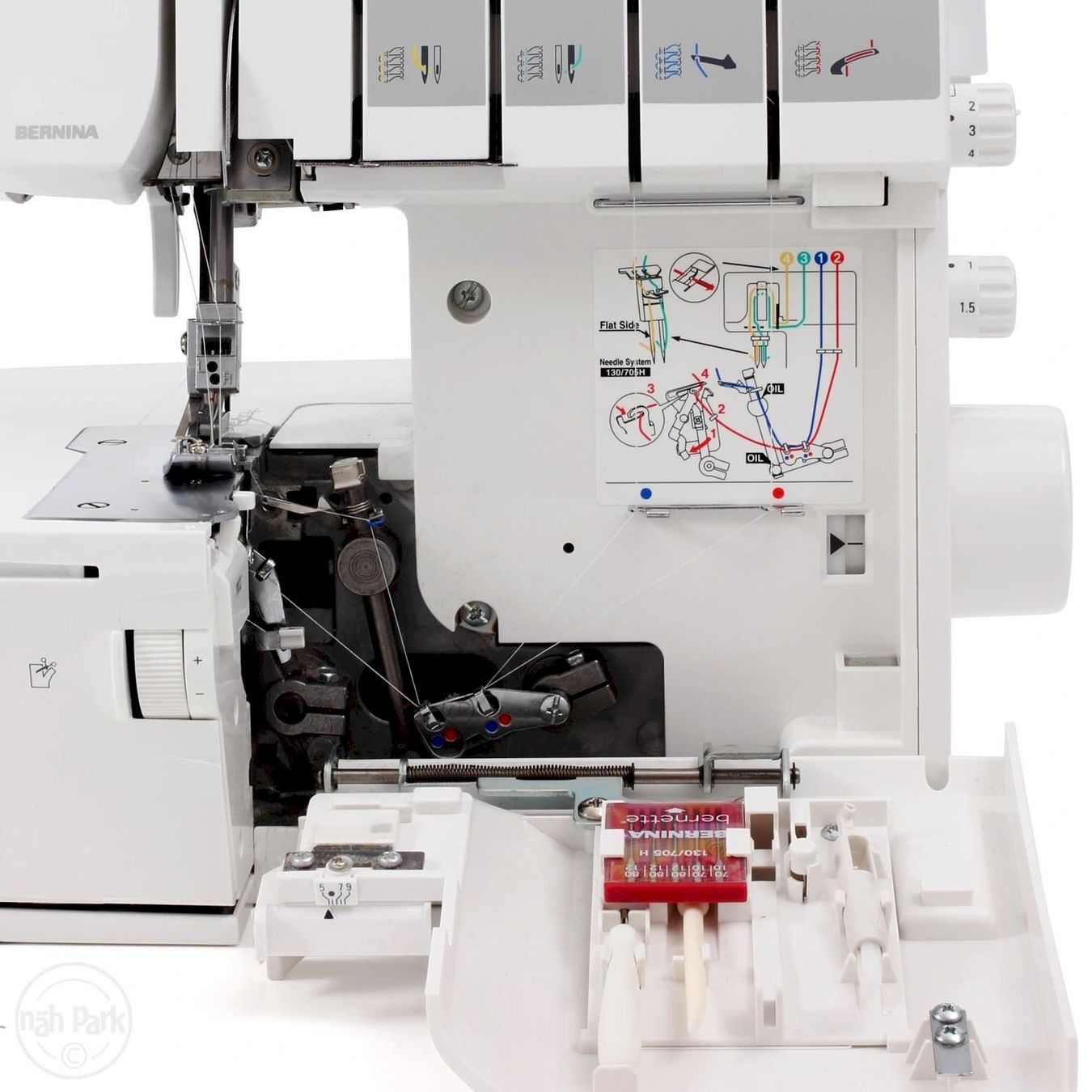 Macchine da cucire: Overlock L 450 Bernina Nähmaschine – Nuovo e nell'imballaggio originale da Bottighofen venduto da zaap 5