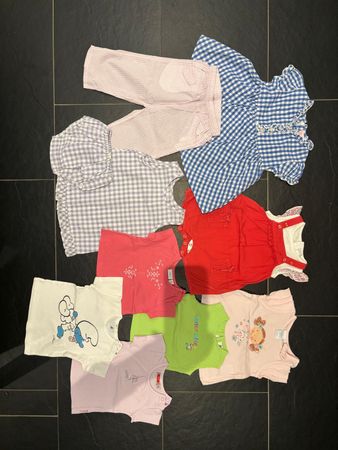 9-teiliges Sommerkleider-Set für Baby von 0 - 6 Monate