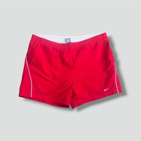 Nike vintage red bathing shorts herren hose 90s  L