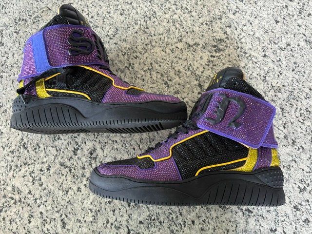 Philipp Plein Herrenschuhe: Philipp Plein Sneaker Gr. 40 Version Snoop Dogg, violett – Neu (gemäss Beschreibung) aus Valbella von Ischka01 6