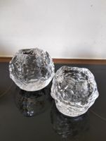 2 Vintage Mid Century Kerzenhalter von Kosta Boda