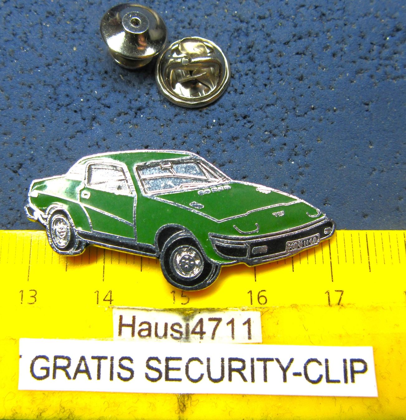 Placchette & Badge: TRIUMPF TR7 GREEN CABRIOLET AUTO PIN ENAMEL – Usato da Ettingen venduto da Hausi4711