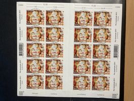 Schweiz 2011 Bogen Pro Juventute 1.Tag Vollstempel Glück 100