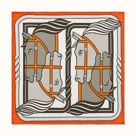 Hermès  Seidentuch Nano 20 Quadrige II. NEU