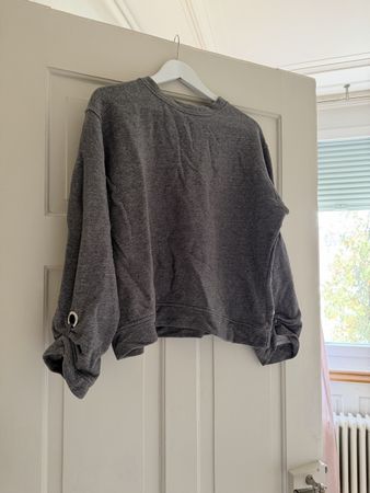 Zara Pullover grau Baumwolle Grösse M