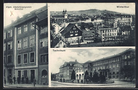 Cartes postales: Winterthur, Technikum und Allgemein. Arb – D'occasion à Berlin par bartko-reher