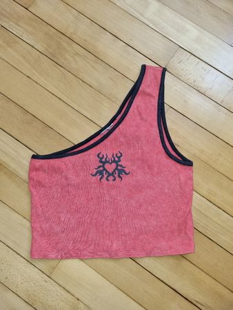 Top, Ein-Schulter-Design, Gr. L