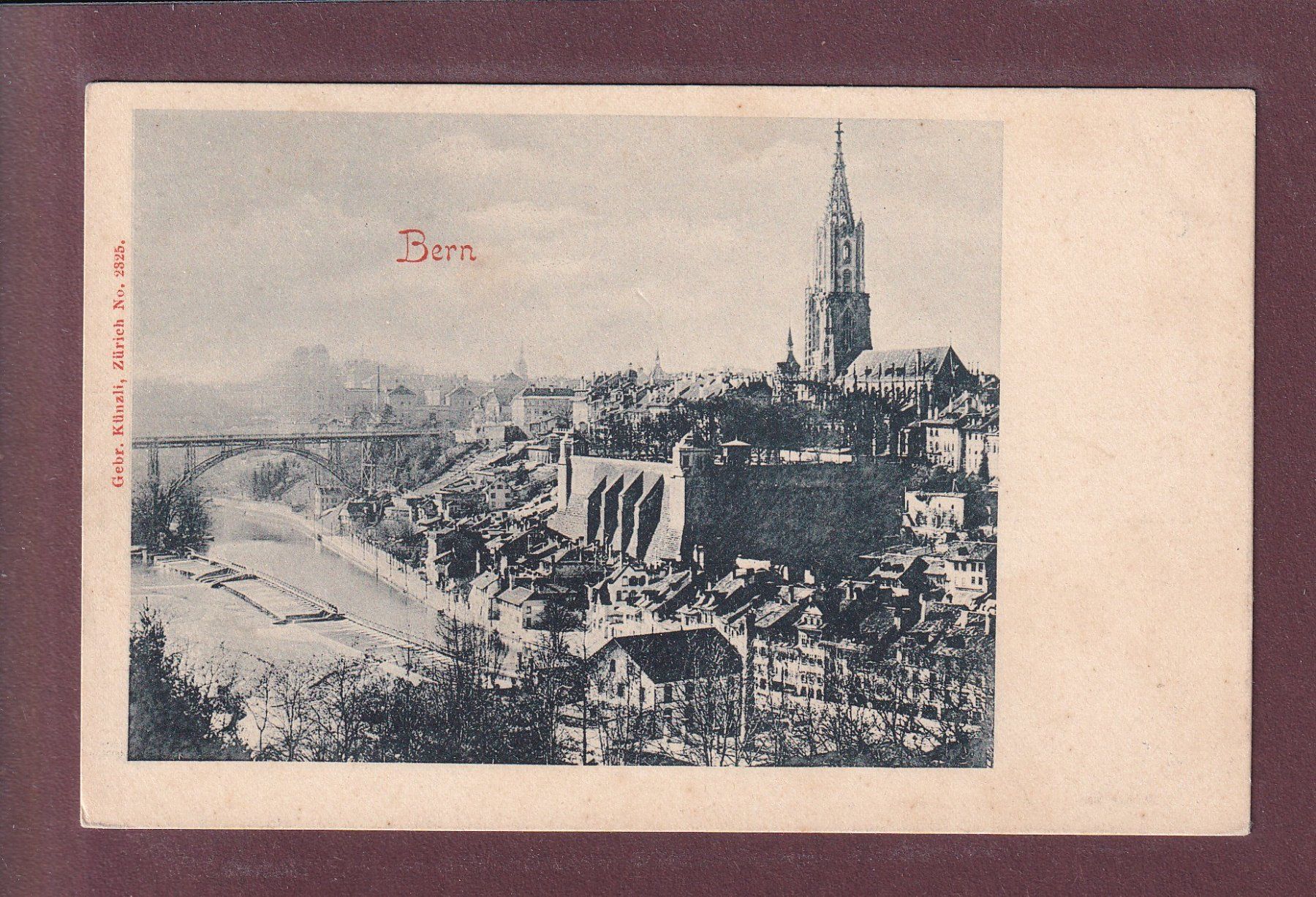Ansichtskarten: BERN - Teil mit Münster – Gebraucht aus Pully von nicecards