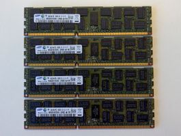 32GB Samsung DDR3 ECC Server-RAM – 4× 8GB