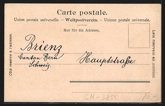 Cartoline postali: AK Brienz, Blick in die Hauptstrasse – Usato da Berlin venduto da bartko-reher 1