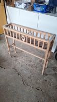 Vintage Blumenbank / Pflanzenständer aus Holz