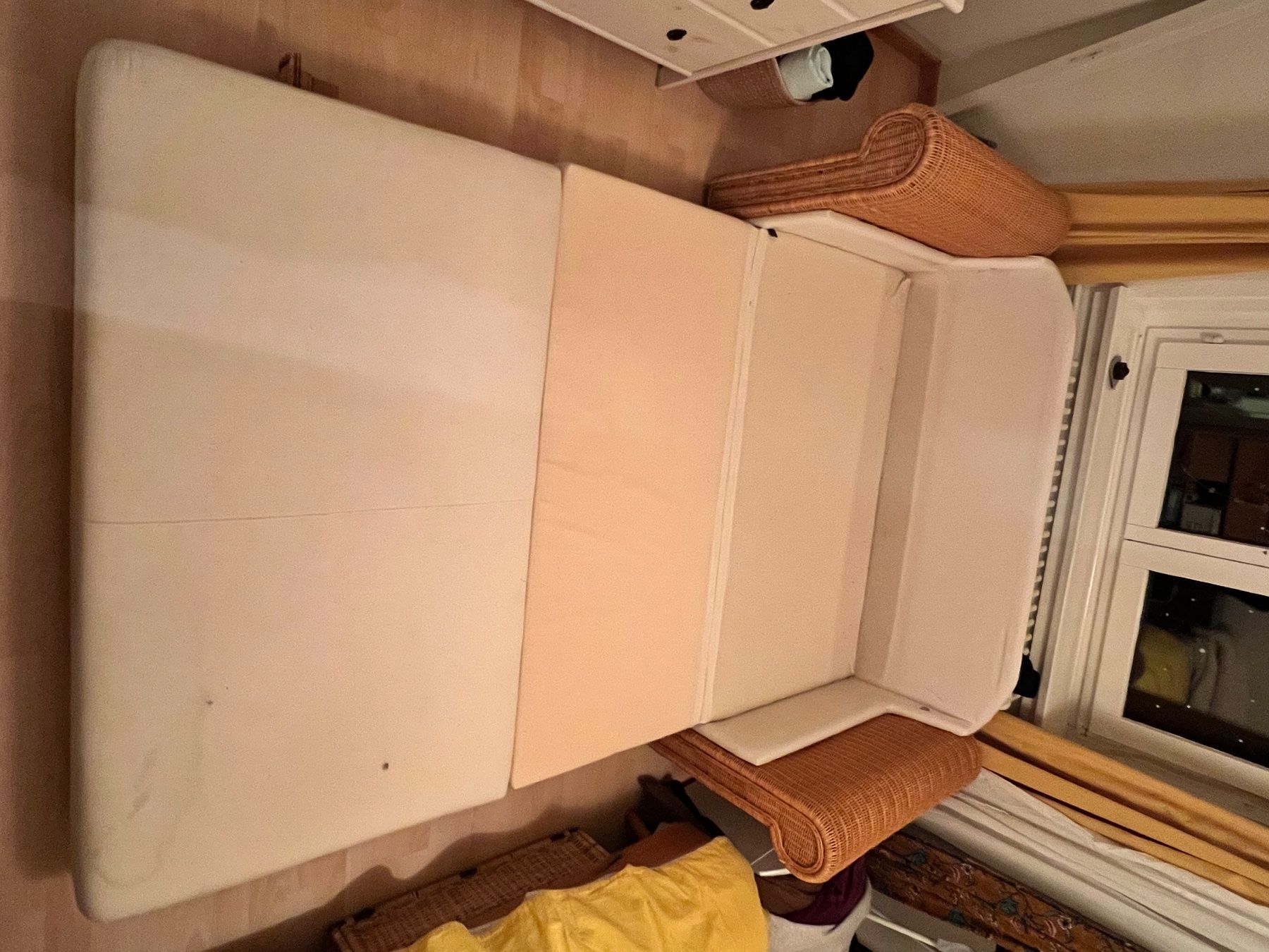 Divani: Rattan Schlaf-Sofa, echt Holz, – Usato da Zürich venduto da anna-anna123 3