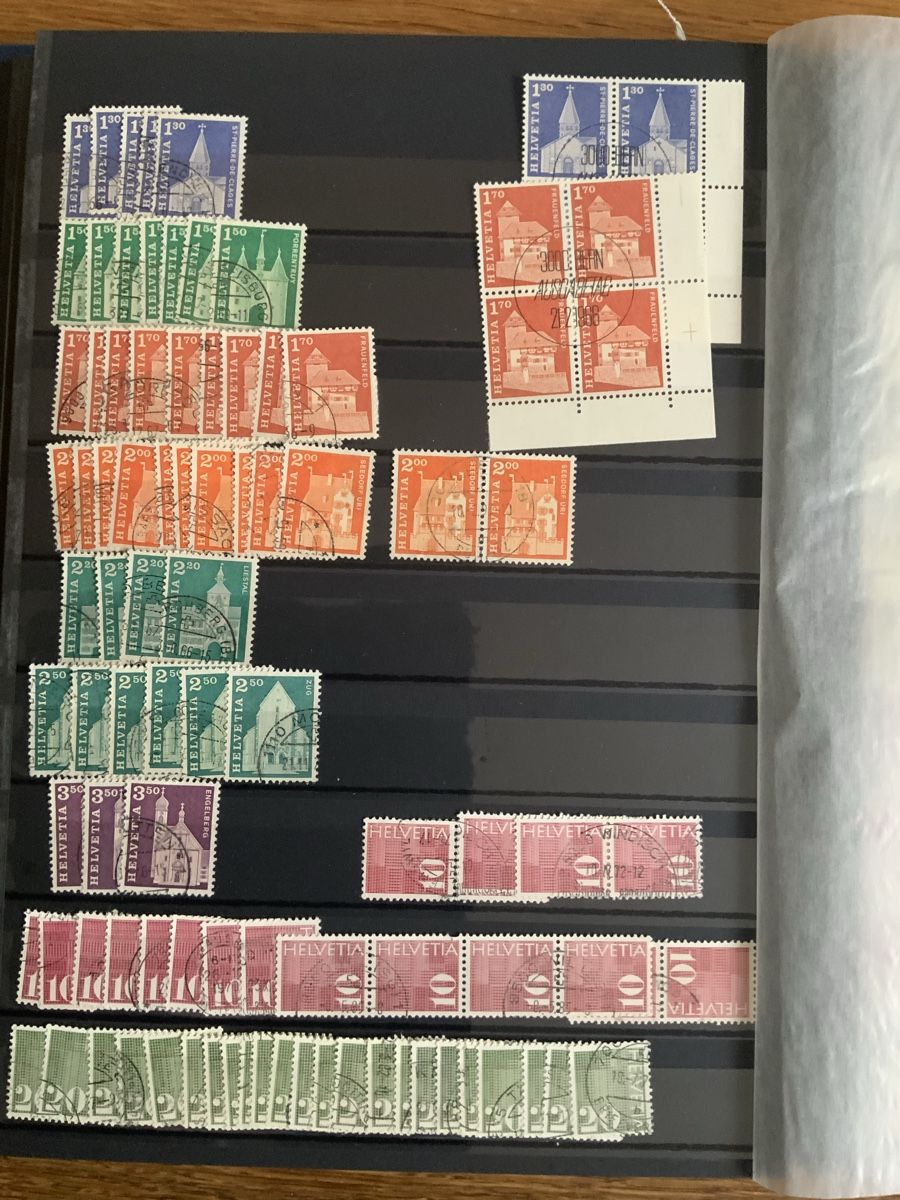 Alle Briefmarken: Briefmarken Schweiz – Gebraucht aus Binningen von chr_cr5n 7