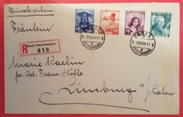 B210) 1938, Pro Juventute Satzbrief Kt. 70.-++