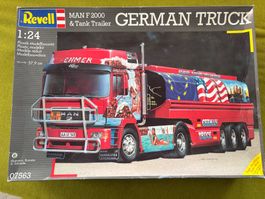 MAN F 2000 & Tank Trailer Modellbausatz, Revell