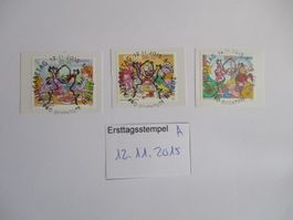 Voll Ausgabetagsstempel Pro Juvnetute 2015 aus Kleinbogen