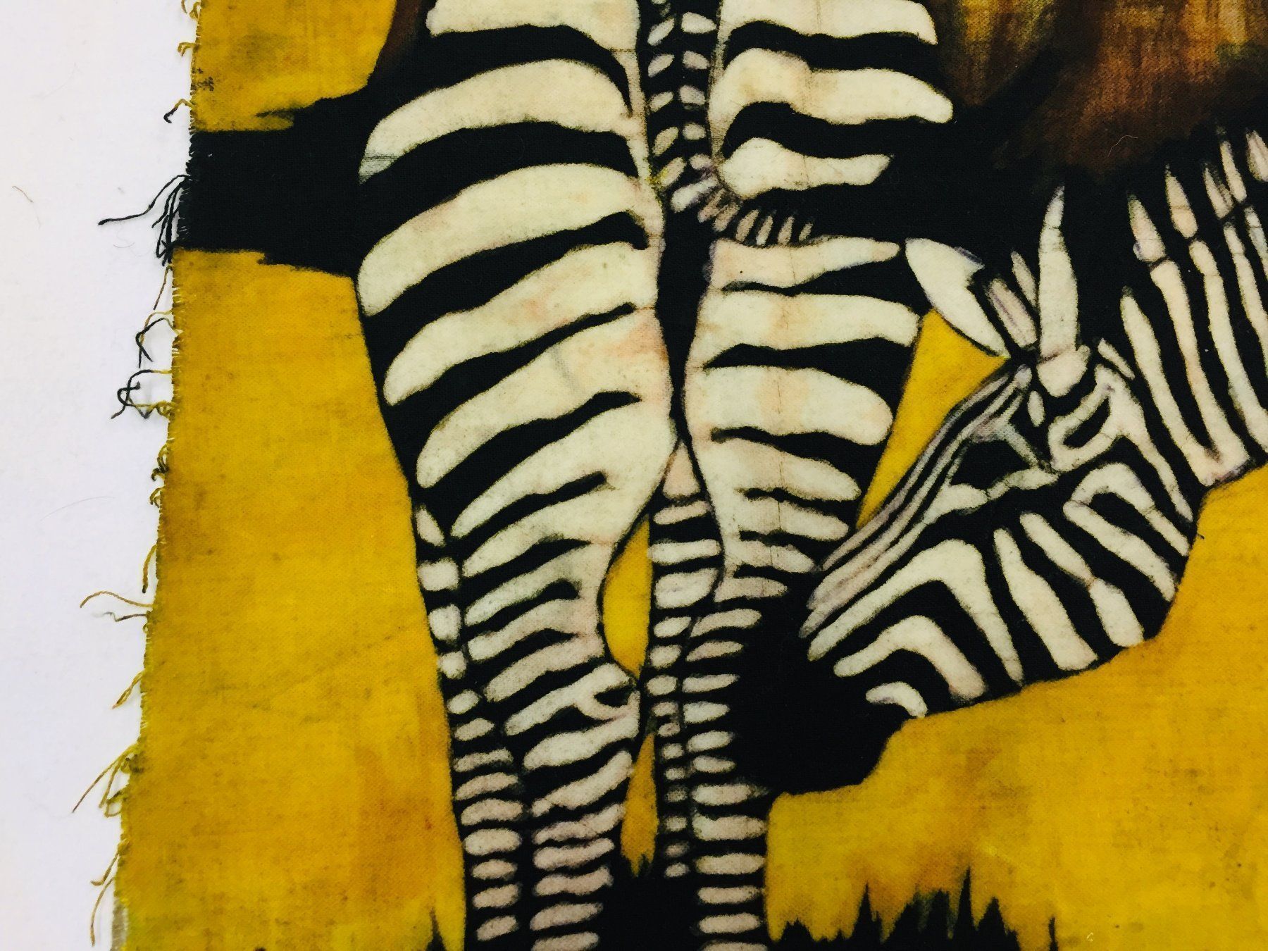 Gemälde: Afrikanische Kunst, Textil Malerei – Gebraucht aus Schaffhausen von vintageworld 7