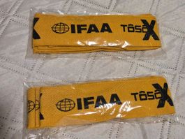 2x Original IFAA Tôsô X Handbandagen gelb – NEU & OVP