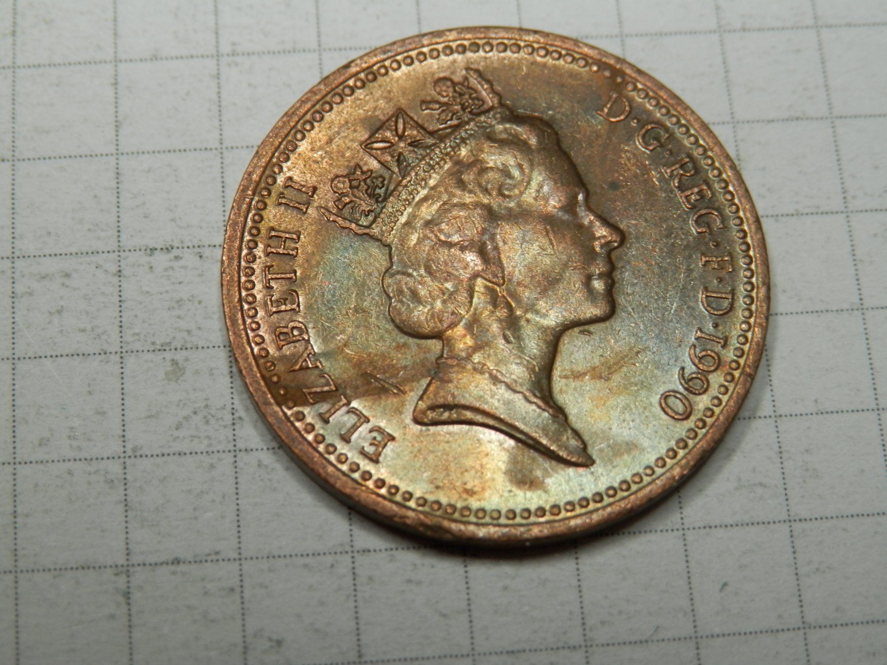 Tutti le monete: Großbritannien 1 Penny, 1990 – Usato da Weiach venduto da weiach81