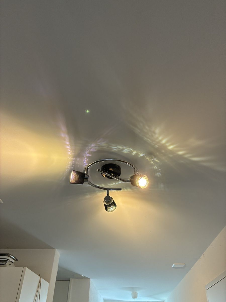Lampen: Deckenlampe mit 3 Spots (LED) Chrom Glas – Gebraucht aus Biel/Bienne von M4R4Nd 1