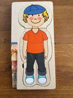 Holzpuzzle "Der Körper des Menschen", Top Zustand!