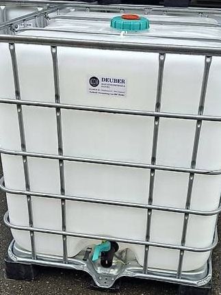 Abbeveratoi e trogoli: IBC Tank 1000Liter Wassertank – Usato da Siebnen venduto da Grosswis50