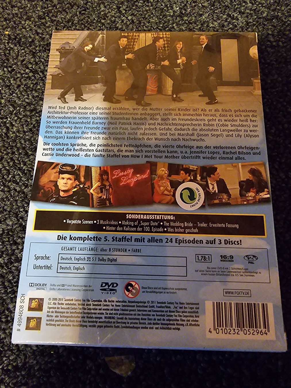 Alle DVDs: How I Met Your Mother - Staffel 5 – Neu und originalverpackt aus Ruswil von jan_bxl5 1