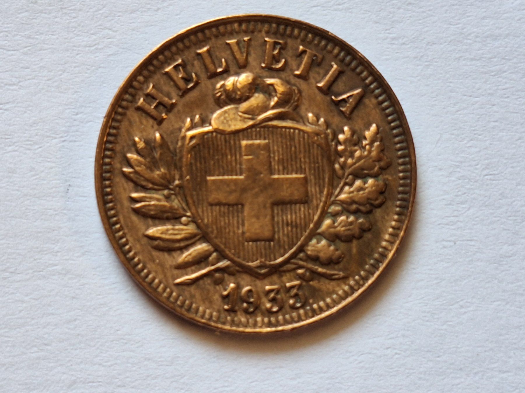 Tutti le monete: 2cts 1933 – Usato da Couvet venduto da zeze03