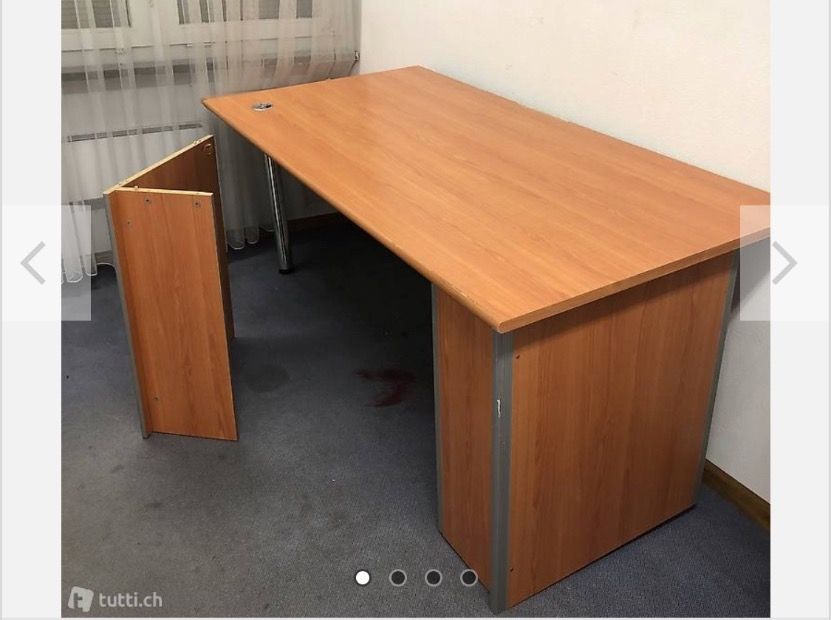 Scrivanie: Schreibtisch mit séparât anzufügendem Eckteil – Usato da Basel venduto da sch_9g6x 1