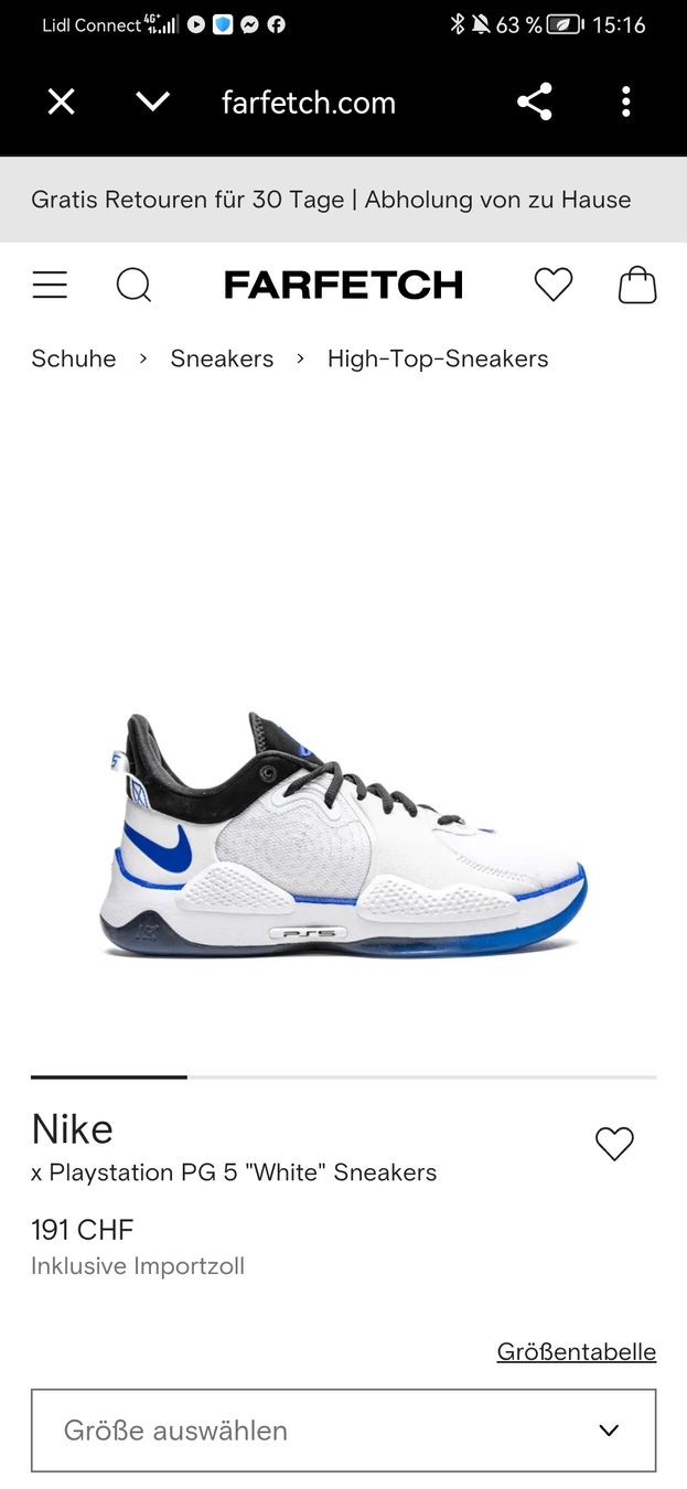 Nike Scarpe da uomo: Nike PG 5 Neue 46 Orginal – Nuovo (secondo la descrizione) da Bern venduto da ged_ffx9 4
