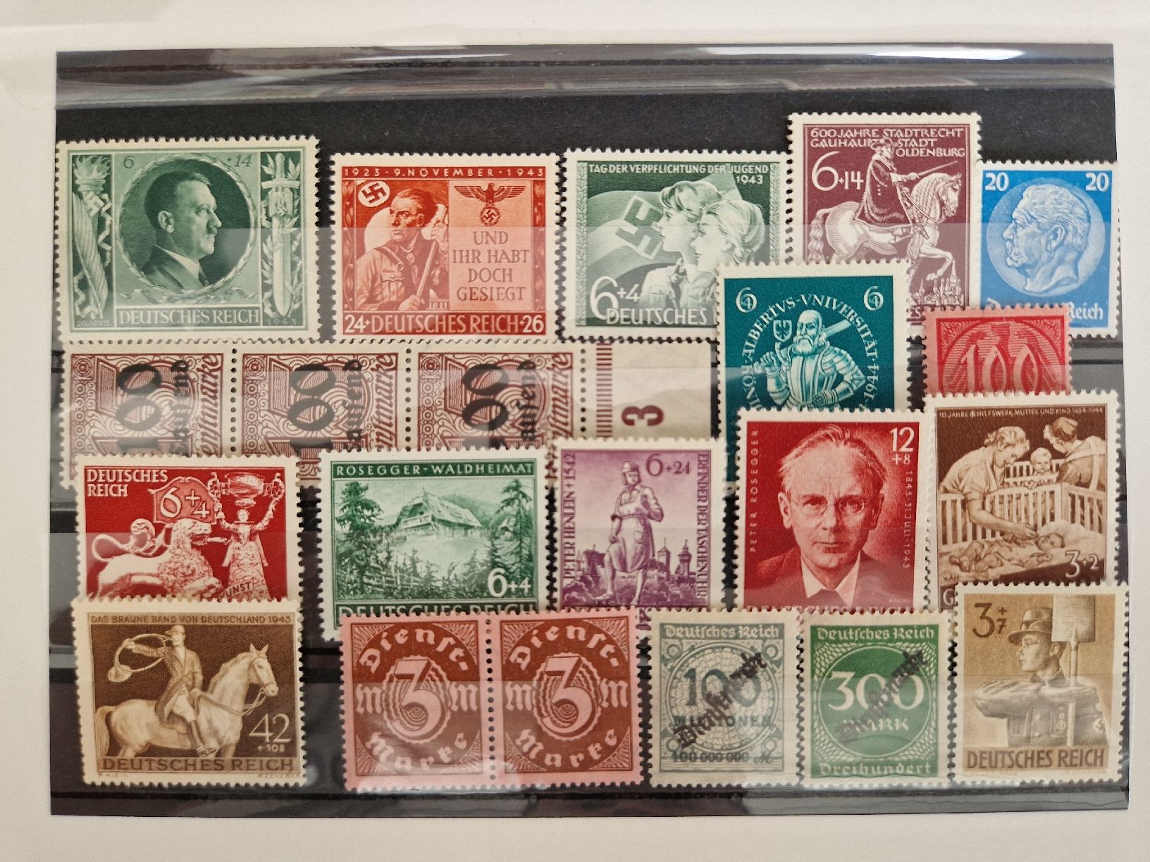 Tous les timbres: Deutsches Reich Briefmarken POSTFRISCH – Neuf (Voir description) à St. Gallen par Enrico_SG