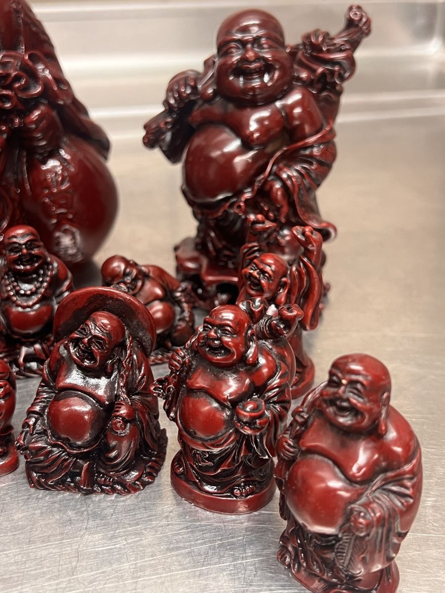 Skulpturen & Statuen: Lot de 12 Figurine de Bouddha – Gebraucht aus Monthey von Joseph-29 1