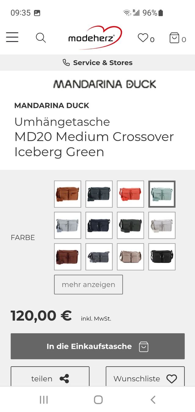 Mandarina Duck Borse da donna: Mandarina Duck Schultertasche – Nuovo (secondo la descrizione) da Interlaken venduto da mar_65xg 3