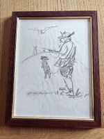 Dessin " Le chasseur " de Bruno Gherri-Moro
