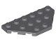 Lego Dark Bluish Gray Wedge, Plate 3 x 6 8 Stück