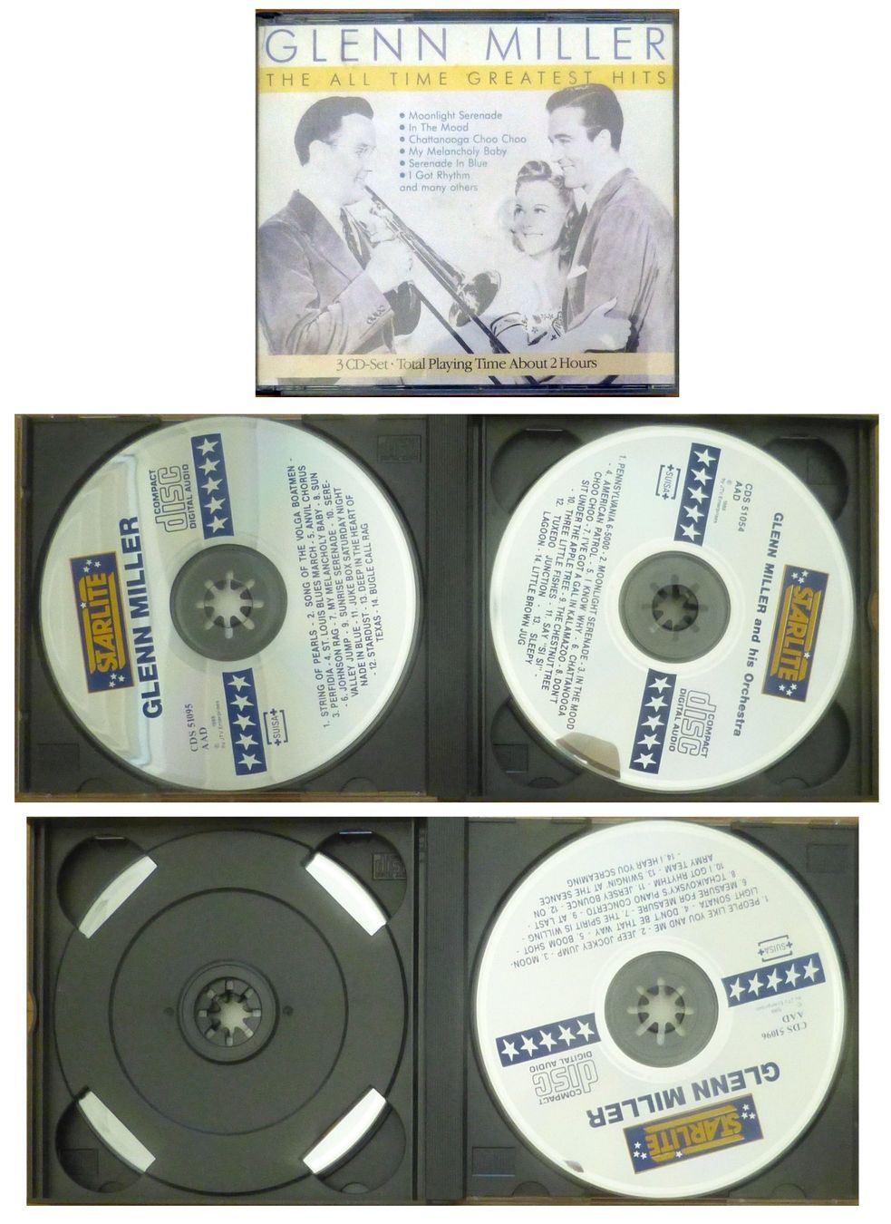 CDs: CD: Glenn Miller - The All Time Greatest Hits  3 CD's – Gebraucht aus Dietikon von immortal-stars