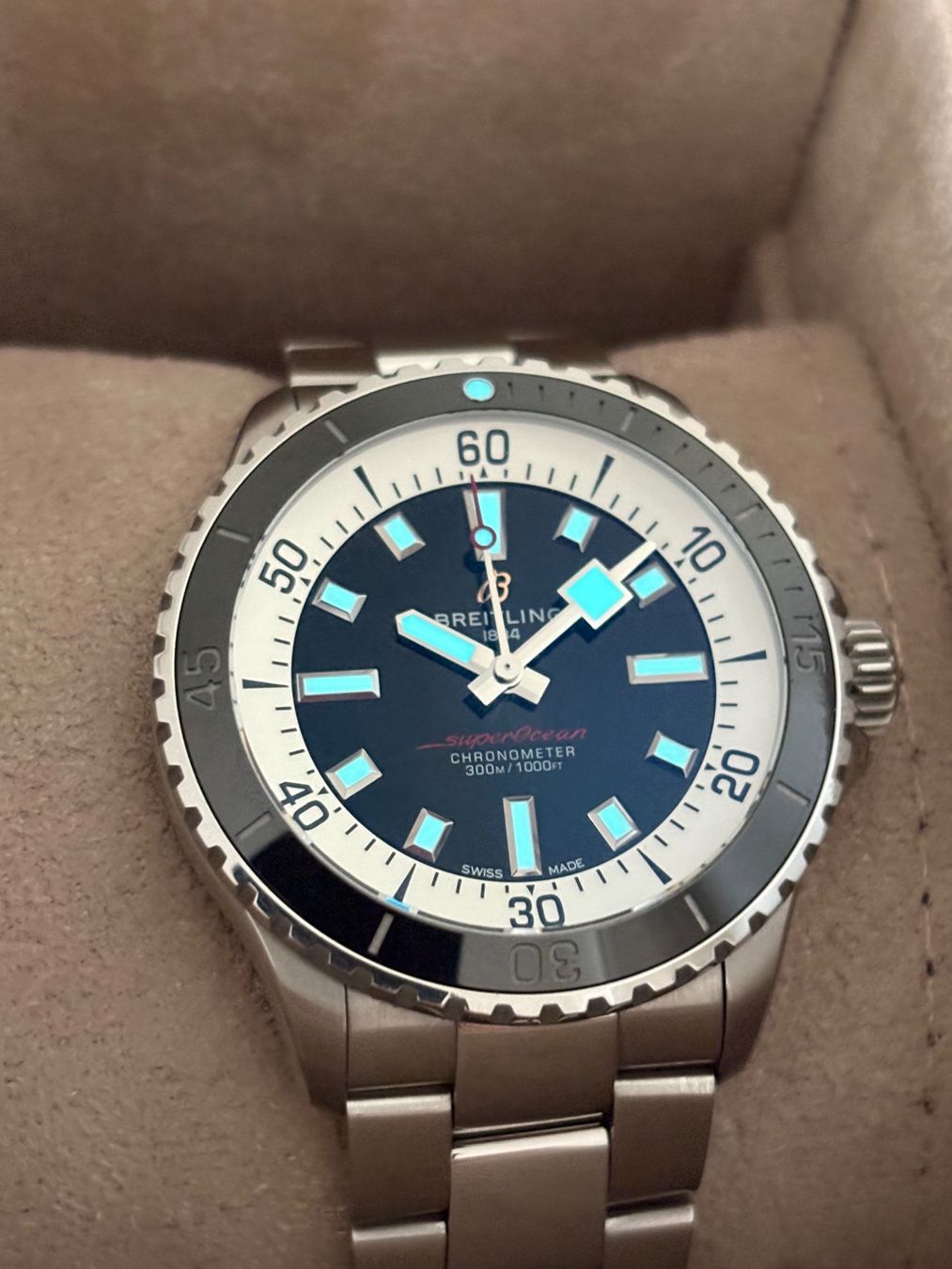 Breitling Orologi: Breitling Superocean Automatic 42 Fullset mit Garantie – Usato da Birsfelden venduto da Mynos 3