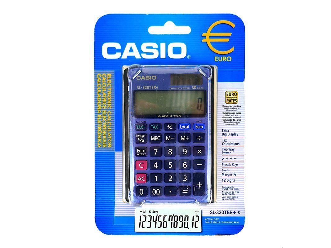 Casio Calculatrices: Casio elektronischer Euro Taschenrechner – Neuf (Voir description) à Urtenen-Schönbühl par Restwert_Schoenbuehl