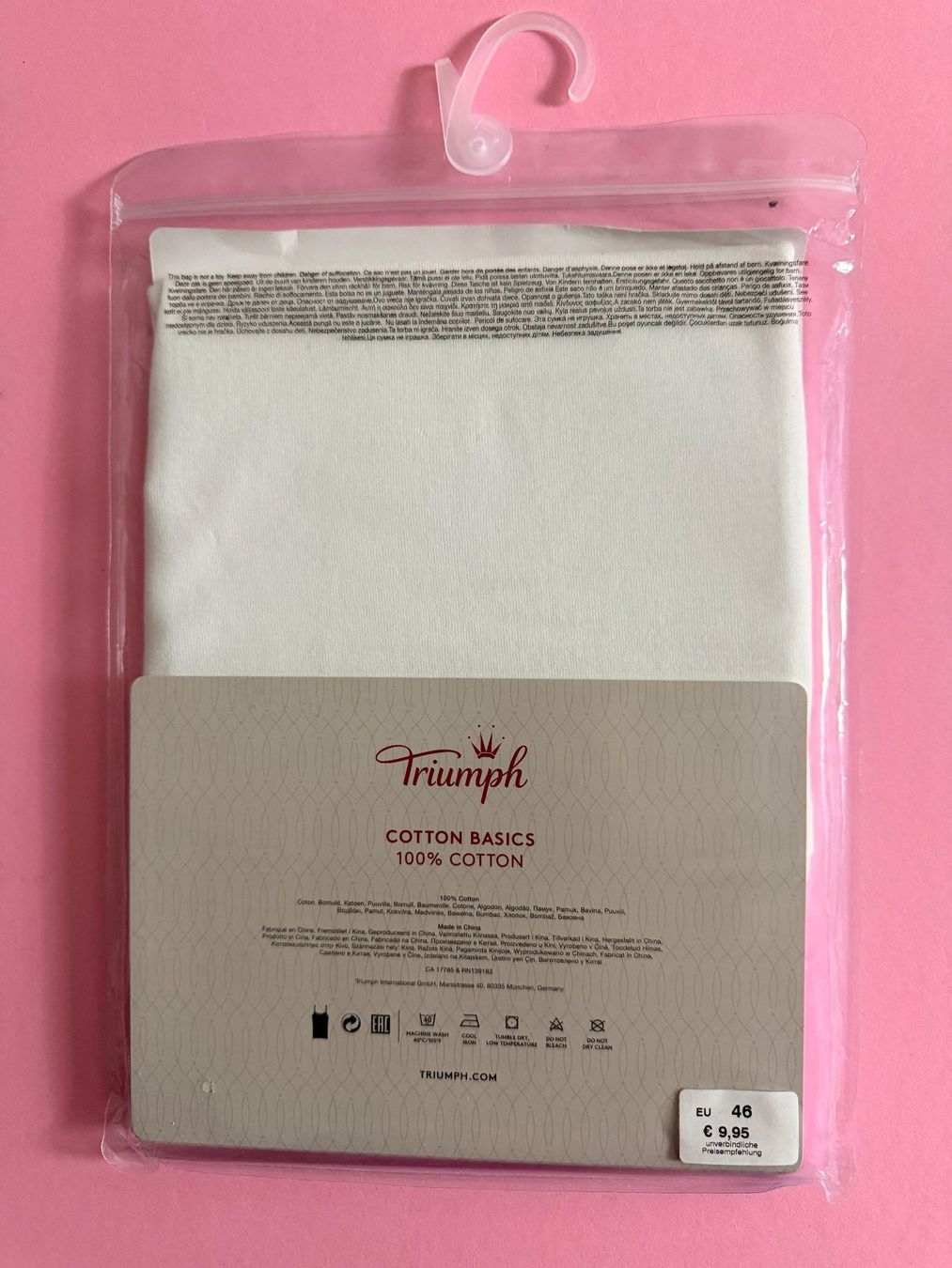 Triumph Tops: TRIUMPH, Shirt KATIA BASICS, Grösse 46, Farbe Weiss – Neu und originalverpackt aus Rudolfstetten von gst_g7xl 2