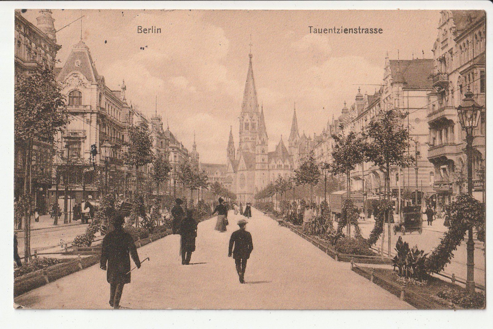 Ansichtskarten: Berlin Tauentzienstrasse 1910 – Gebraucht aus Rheineck von rhynegg