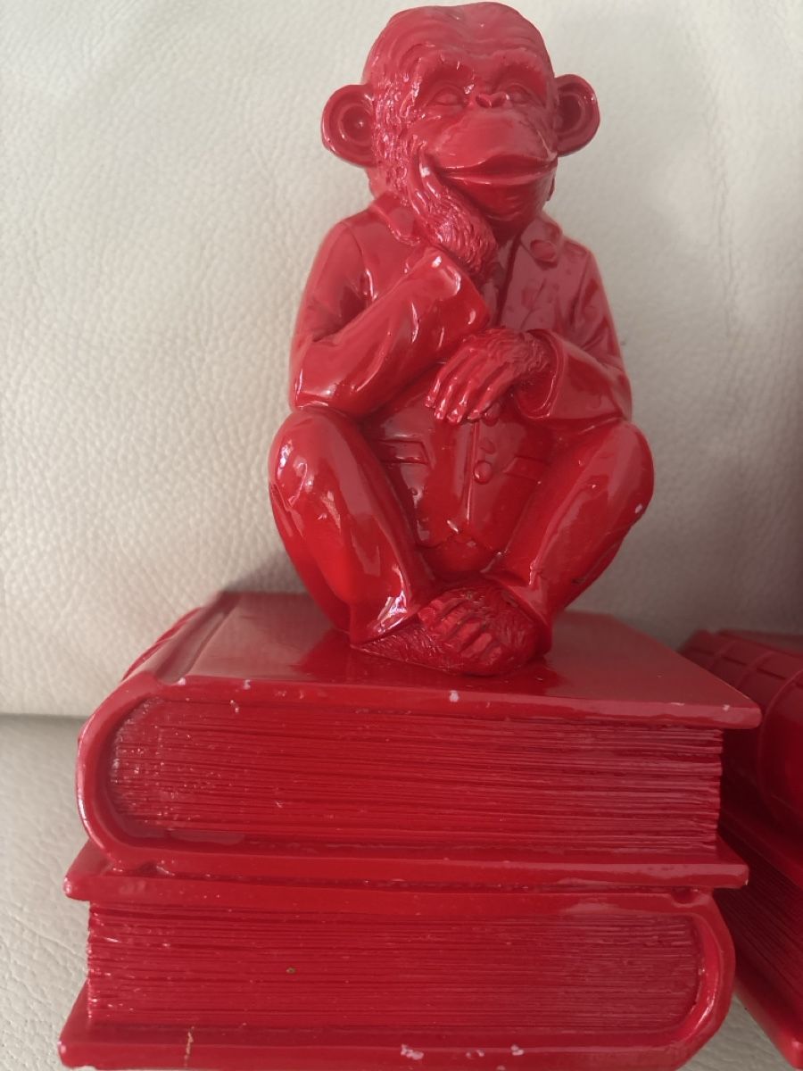Altro in Decorazioni & Accessori: Buchsttzen Affe rot Paar gute Zustand – Usato da Kriens venduto da mir_v8ww 2
