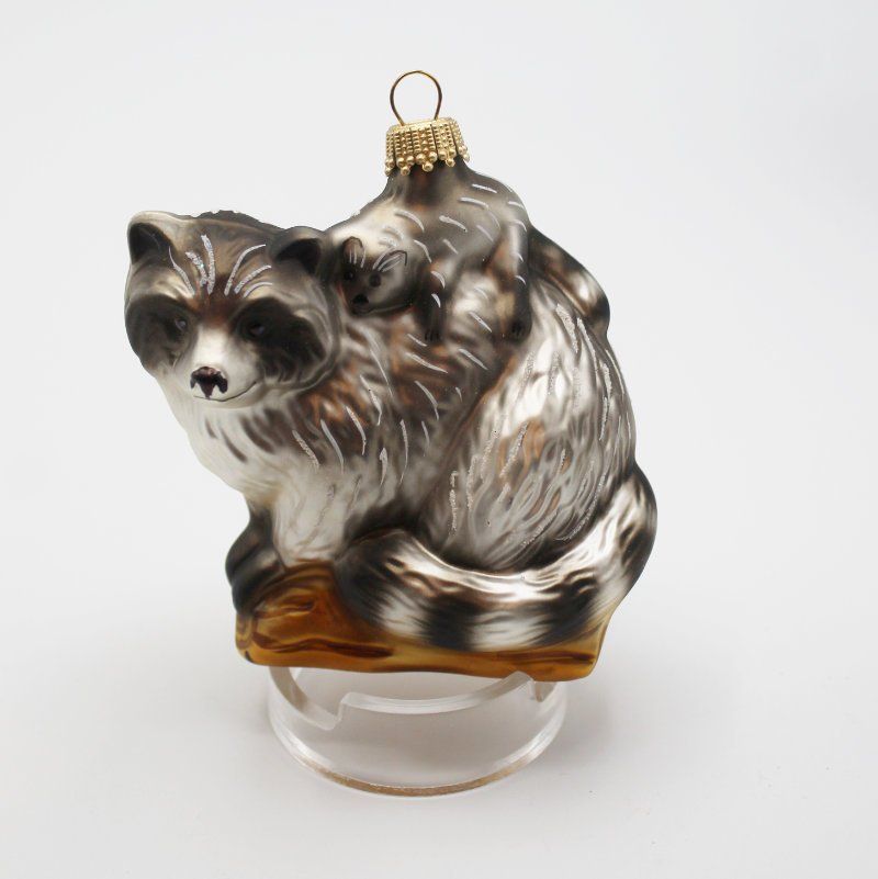 Tutte le decorazioni: Christbaumanhänger Waschbär / Lauscha – Nuovo (secondo la descrizione) da Weggis venduto da Mylemontree 1
