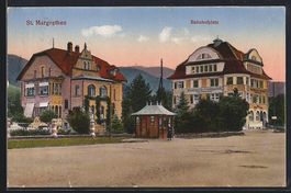 St. Margrethen, Bahnhofplatz mit Rheinta